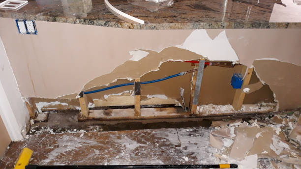 Water damage restoration process in Lansdowne, VA